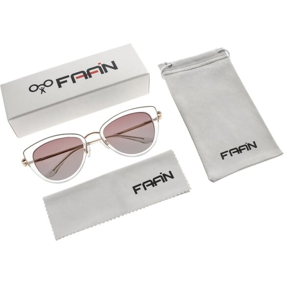 ✨Women\'s Pink Retro Big Frame Cat Eye Polarized with Spring Hinge Sunglasses main image 5